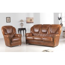 Rome leather sofa suite